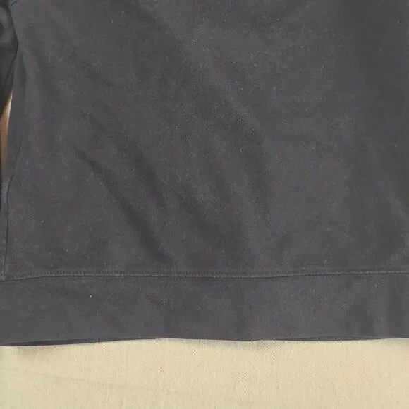 Vintage Banana Republic Women's Black Cross Zip Sweater XS | Retro Style Cozy - Picture 9 of 11